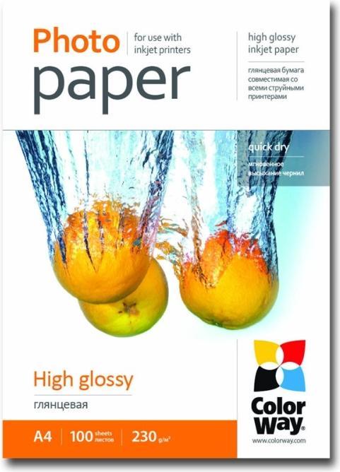 Actual product image Colorway Glossy white high gloss (230 g/m², A4, 100 x)