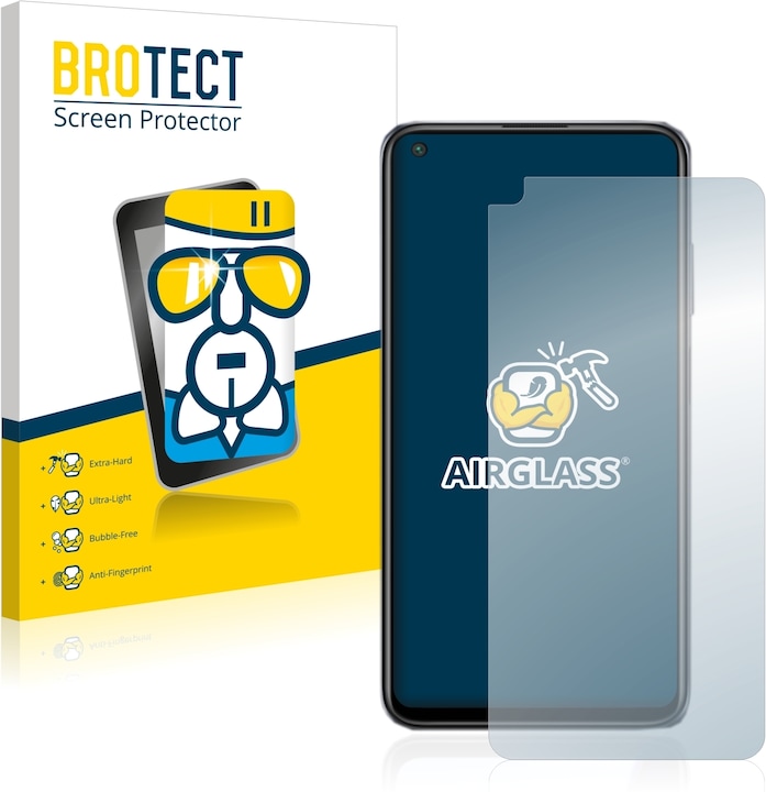 Produktbild BROTECT AirGlass Panzerglasfolie (1 Stück, Xiaomi Redmi Note 9T 5G)