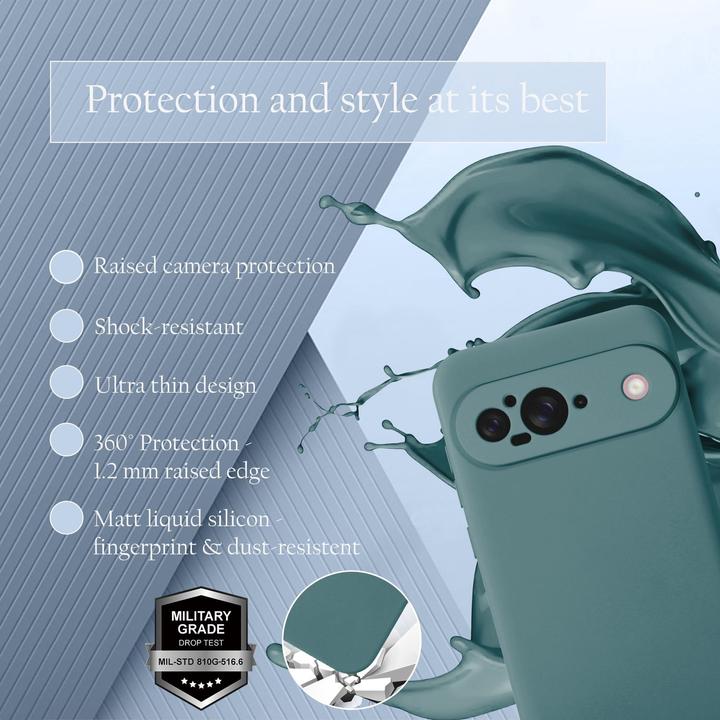 Image du produit Cadorabo Coque pour Google Pixel 9 TPU Liquid Silicone Case (Google Pixel 9)