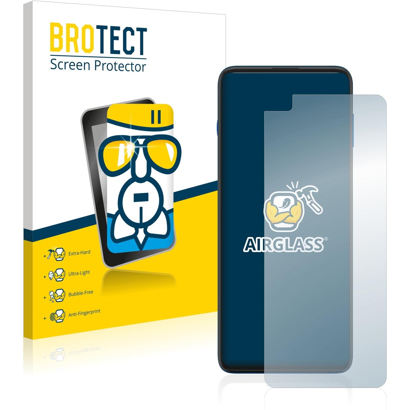 BROTECT AirGlass Panzerglasfolie (1 Stück, Motorola Moto G100), Smartphone Schutzfolie, Transparent
