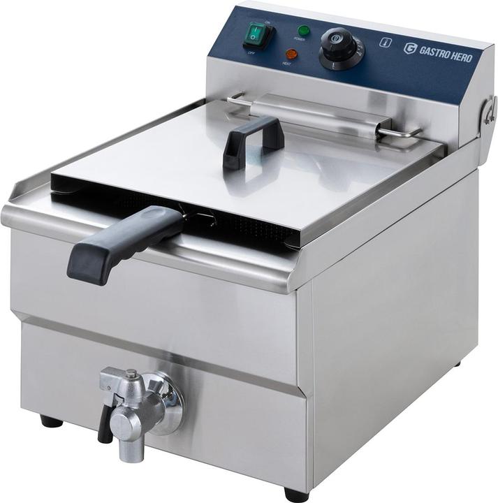 Gastro Hero Elektro-Fritteuse ECO mit Ablasshahn, W, V
