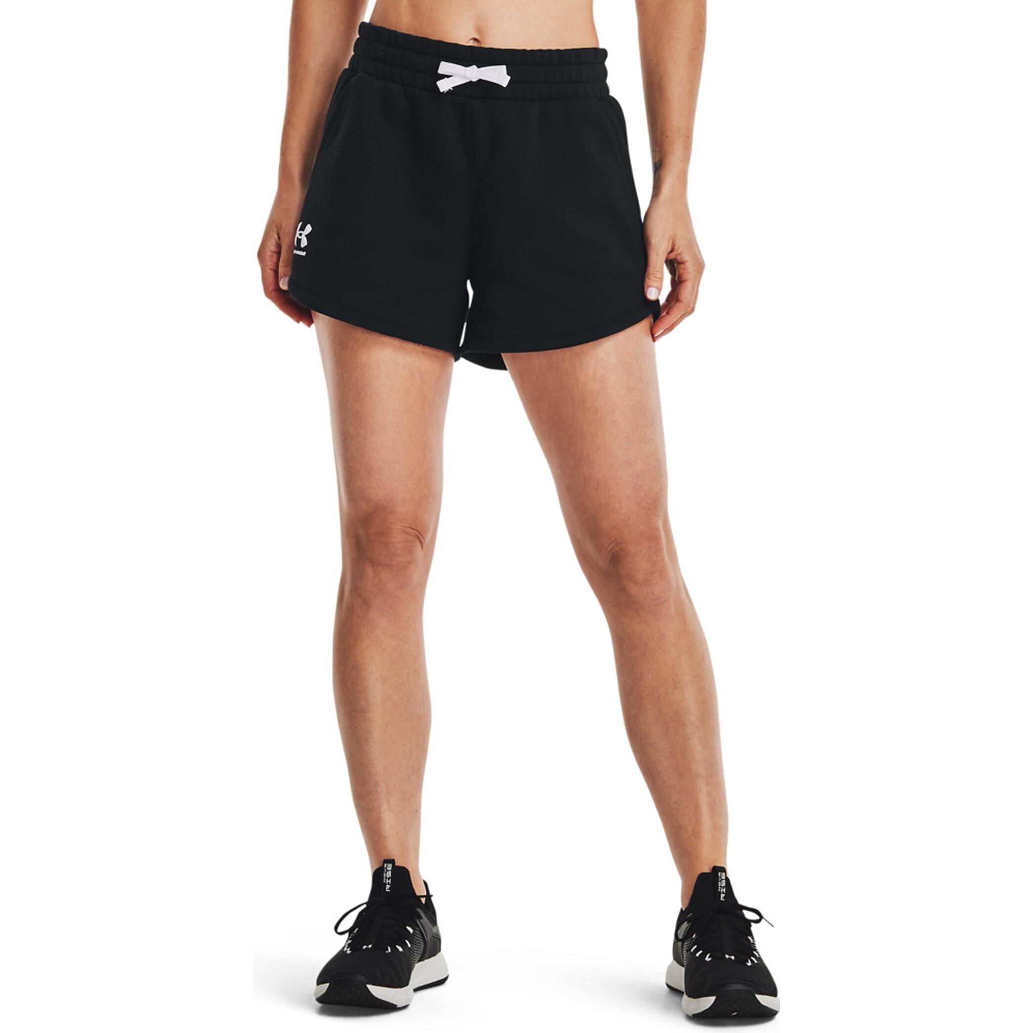 Under Armour, Damen, Shorts, konkurento „Fleece Short“ 1369858-001 Juoda XS, Schwarz, (XS)