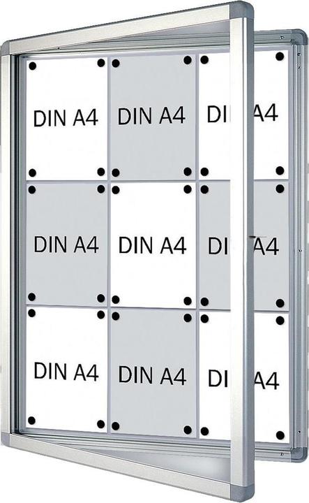 Produktbild Franken Schaukasten 75x101.1x4.5cm Aussenbereich magnetisch/beschreib.Fluegeltür (Pinnwand, 75 x 101.10 cm)