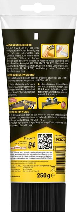 Actual product image Pattex Gluing instead of drilling 250 g (277 g)