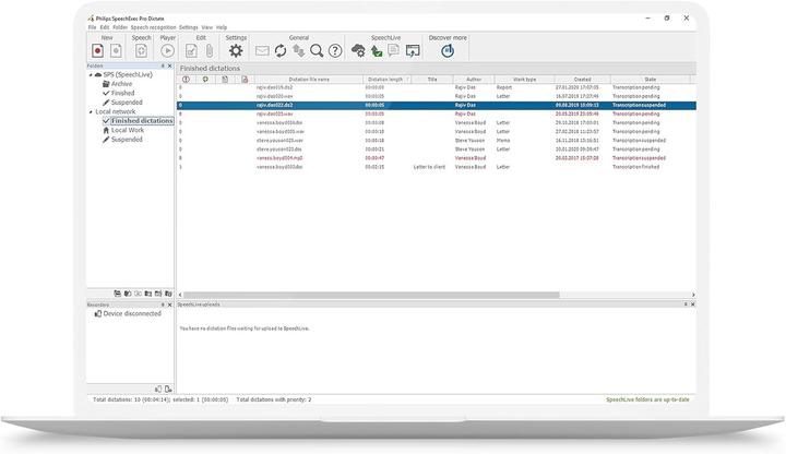 Image du produit Philips LFH4500 SpeechExec Pro Transcribe