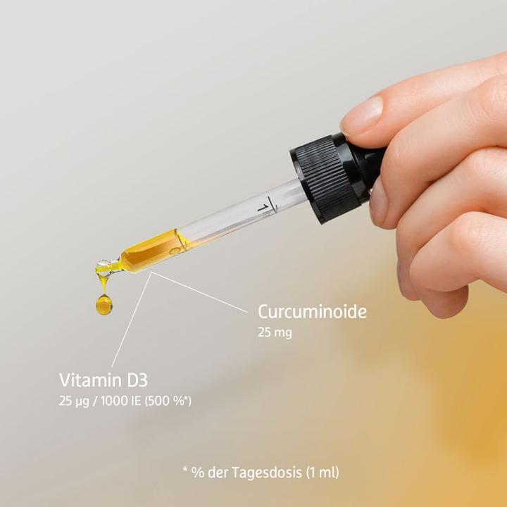 Produktbild Effective Nature Kurkuma Extrakt mit Vitamin D3 (1 Stück, Tropfen, 0.05 g)