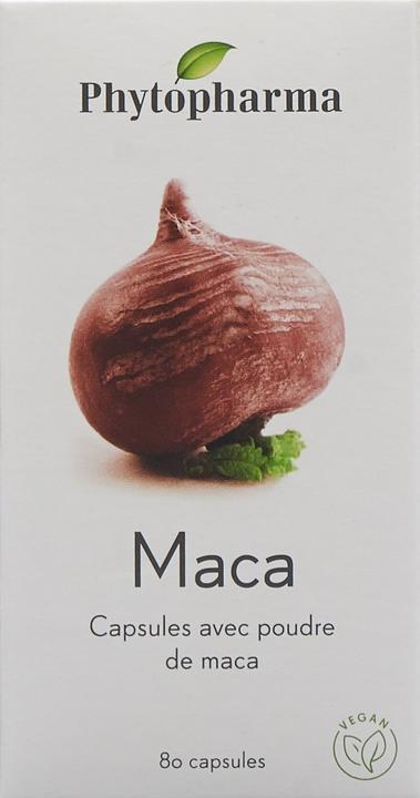 Actual product image Phytopharma Maca (80 Piece, Capsules, 40.40 g)