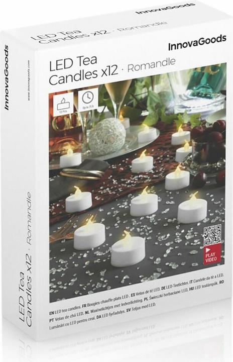 Produktbild InnovaGoods LED-Teelicht-Set 12-tlg. (12x)
