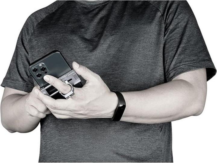 Productafbeelding Leofoto Smartphonehouder PC-60 Zilver (Statief smartphone houder)