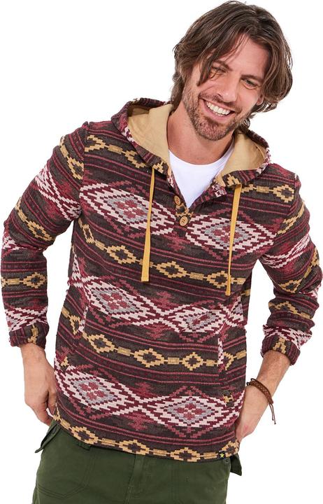 Produktbild Joe Browns Warm Aztec Button Detail Hoodie (XXL)