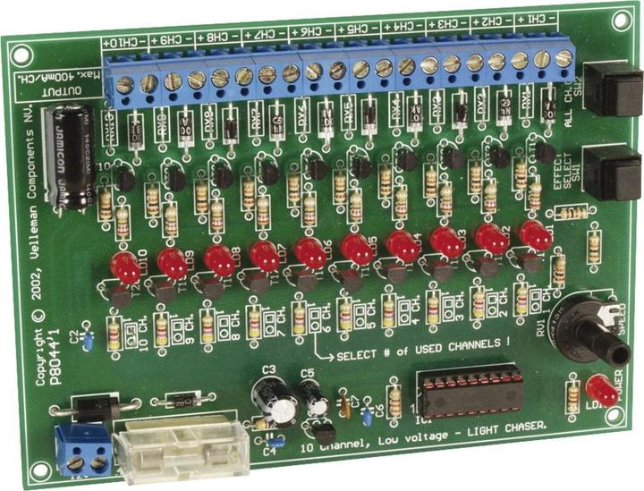 Actual product image Velleman 10-Channel 12 Vdc Light Effect Generator (Add-on)