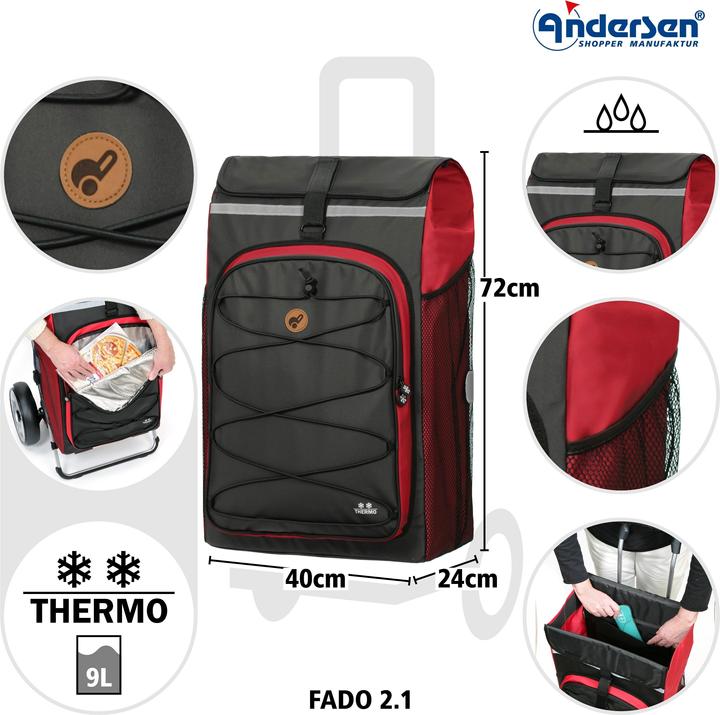 Actual product image Andersen Fado 2.1 red