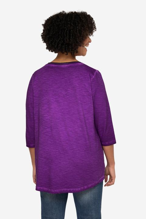 Produktbild Angel of Style T-Shirt, oversized, Metallic-Stern, Rundhals, 3/4-Ärmel (50)