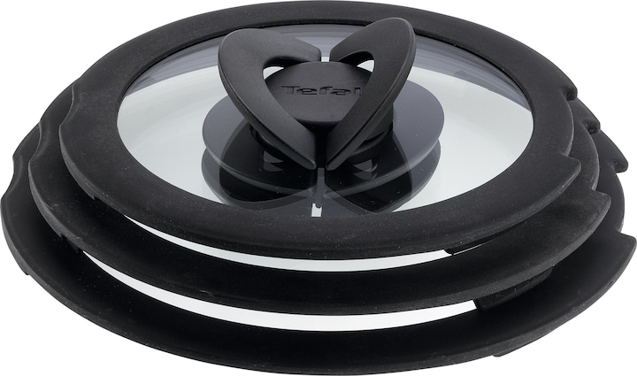 Actual product image Tefal Ingenio G6 Glass Lid Set 16/18/20cm (20 cm, Plastic, Glass)