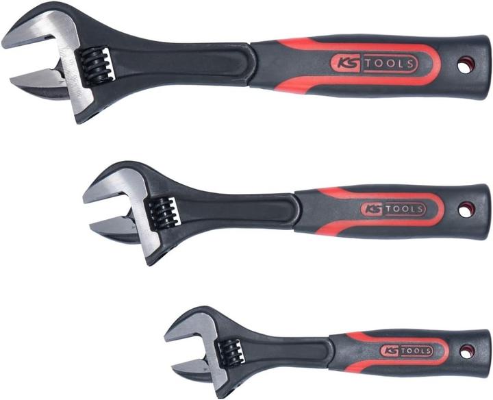 Actual product image KS Tools Roller Fork Wrench Set 2-component handle 3 pcs. (34 mm)