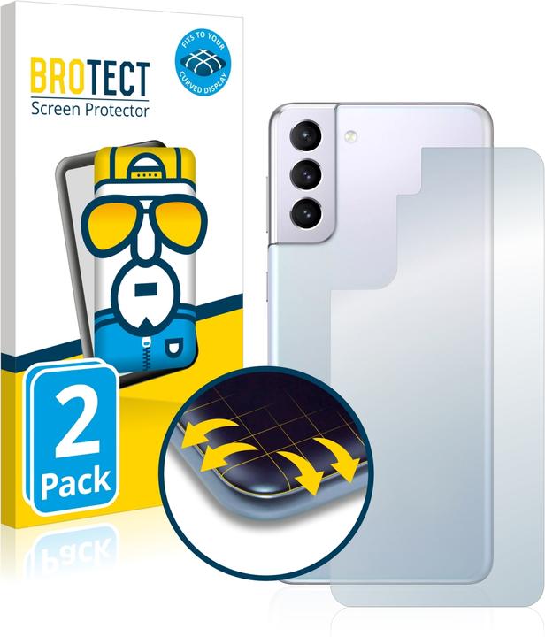 Produktbild BROTECT Full-Cover Displayschutz (2 Stück, Samsung Galaxy S21 5G)