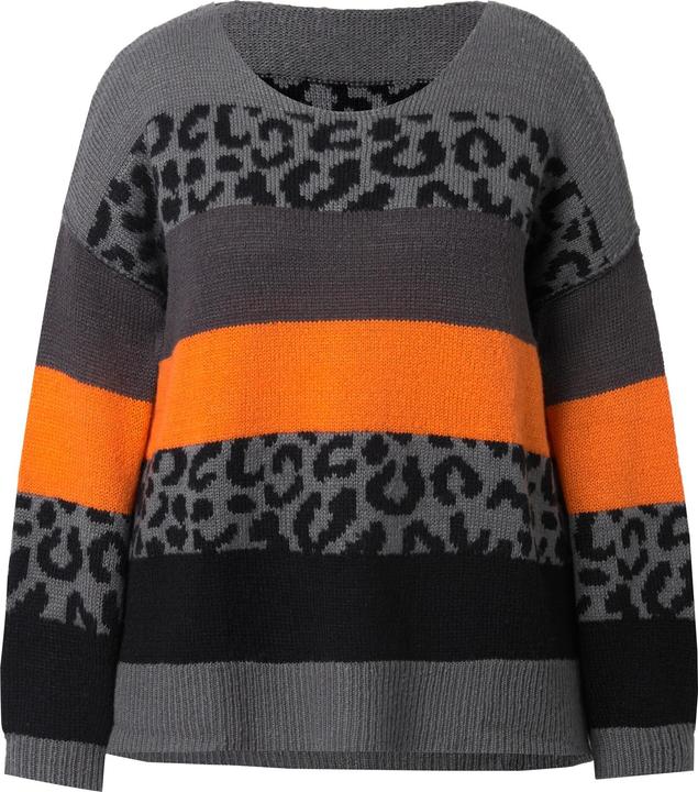 Produktbild Angel of Style Pullover, oversized, Blockstreifen, Langarm (50, 52)