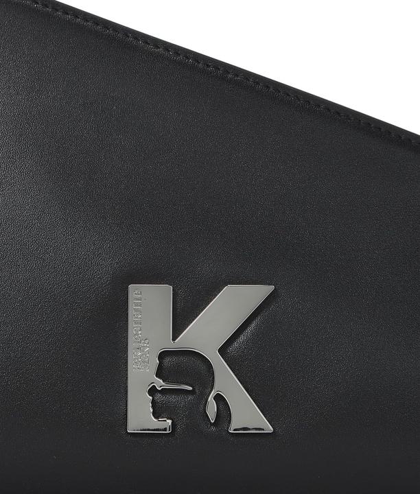 Immagine prodotto Karl Lagerfeld Borsa a spalla in pelle con motivo geometrico e chiusura a zip