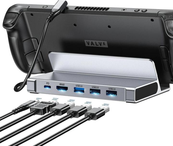 Productafbeelding Choetech SteamDeck Docking Station (USB-C, 5 Havens)