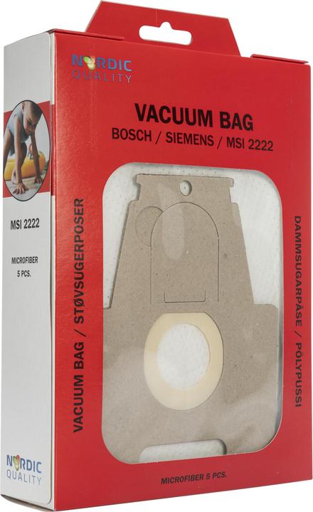 Deltaco MSI 2222 Sacs à poussière, 5 pcs (5 x)