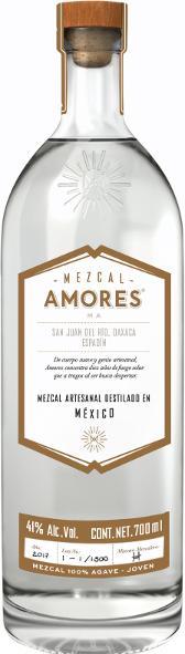 Mezcal Amores Espadin Joven, Oaxaca 100% agave (1 x 70 cl)