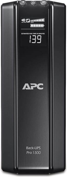 Actual product image APC Back-UPS PRO - Noodstroomvoeding / 6x penaarde / USB / 1500VA / uitbreidbare runtime (1500 W, Line-interactive UPS)