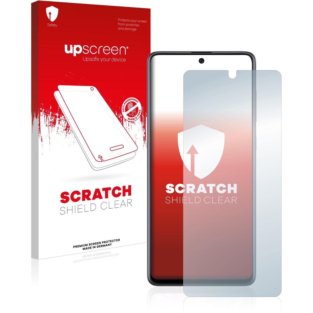 upscreen Scratch Shield Displayschutz (1 Stück, Samsung Galaxy A71), Smartphone Schutzfolie, Transparent
