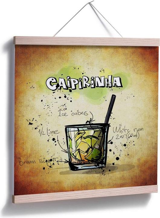 Produktbild Trenddeko Caipirinha - Rezept (40 x 40 cm)