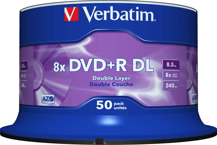 Produktbild Verbatim Dvd+R (50x)