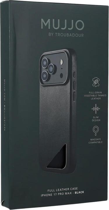 Image du produit Mujjo Lederhülle - Lederhülle für iPhone (Apple iPhone 17 Pro Max)