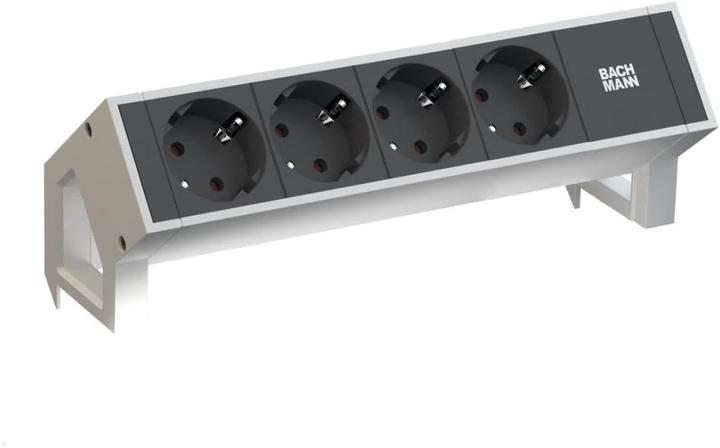 Actual product image Bachmann DESK 2 4x socket outlet white (902.224) (4x, CEE 7/3)