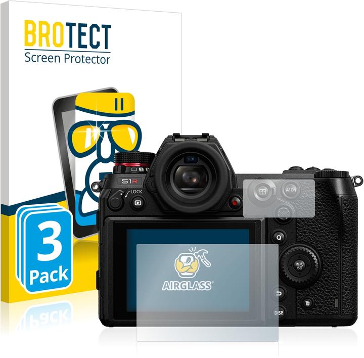 Produktbild BROTECT AirGlass Panzerglasfolie (Displayschutz, Lumix Dc-S1R)