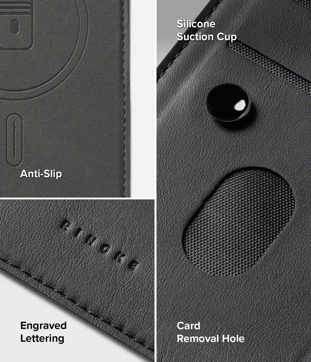 Produktbild Ringke - Folio Grip Wallet Magnetic - Samsung Galaxy Z Fold7 - Black (Samsung Galaxy Z Fold7)