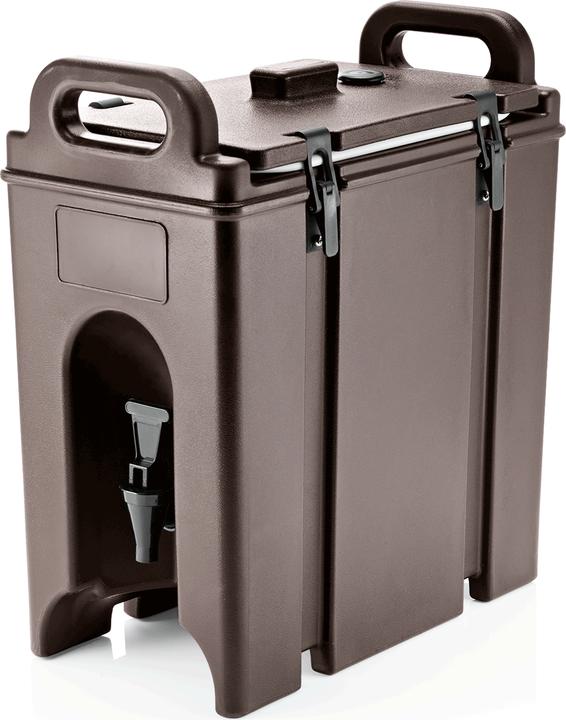 Thermo Getränkebehälter mit Hahn - 20 Liter / schwarz | Gastrogeräte24