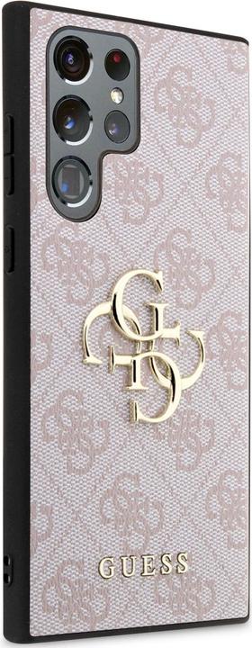 Image du produit Guess PU 4G Metal Logo Case pour Samsung Galaxy S24 Ultra - rose (Samsung Galaxy S24 Ultra)