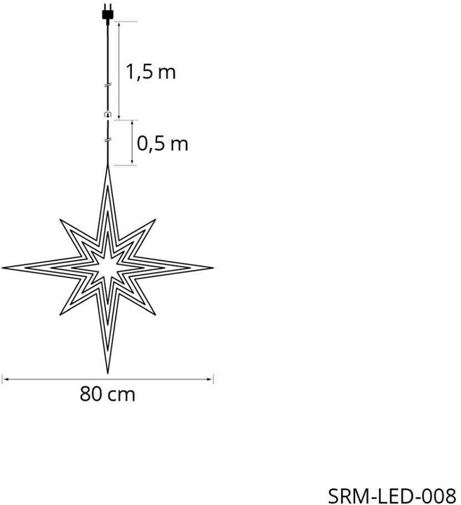 Image du produit STT Étoile suisse LED