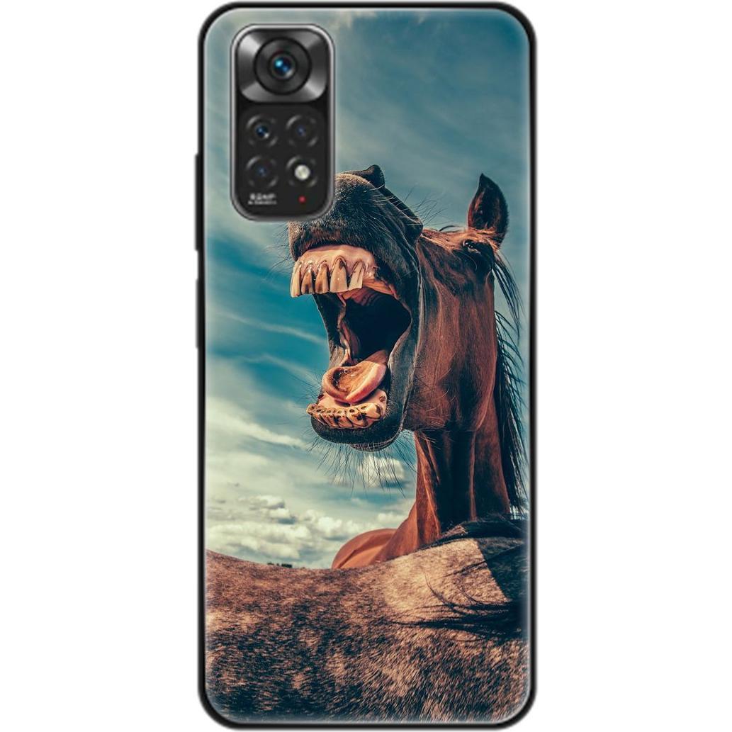 König Design Hülle Handy Schutz für Xiaomi Redmi Note 11 Case Cover Tasche Bumper Etuis TPU (Xiaomi Redmi Note 11), Smar...
