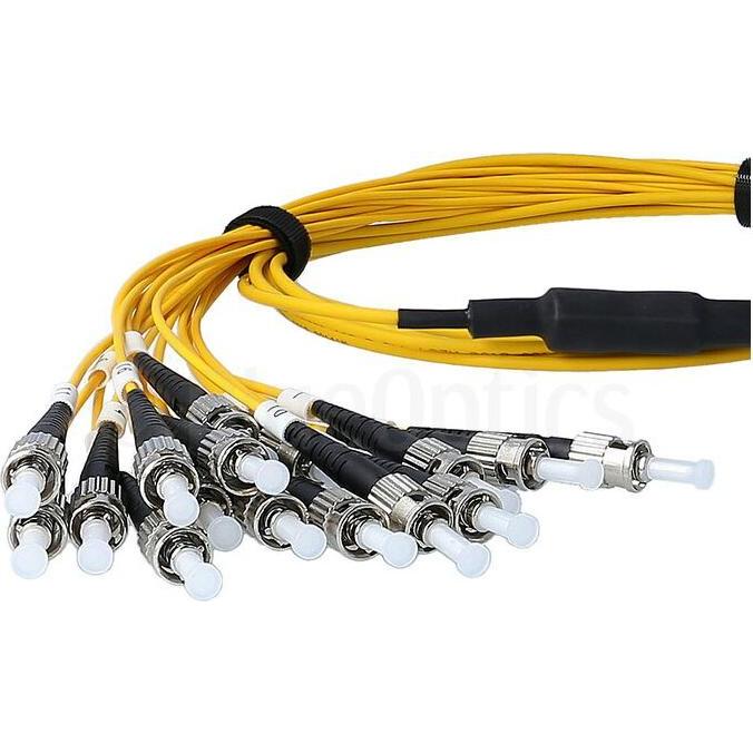 BlueOptics LWL MTP/8xST Duplex Breakout Kabel G.657.A1 Singlemode 20 Meter (20 m), Netzwerkkabel