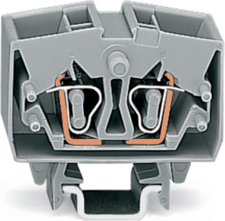 Produktbild Wago Durchgangsklemme 4-Leiter TS15 grau