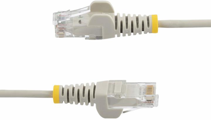 Actual product image StarTech .com N6PAT25CMGRS, 0,25 m, Cat6, U/UTP (UTP), RJ-45, RJ-45, Grau (CAT6, 0.25 m)