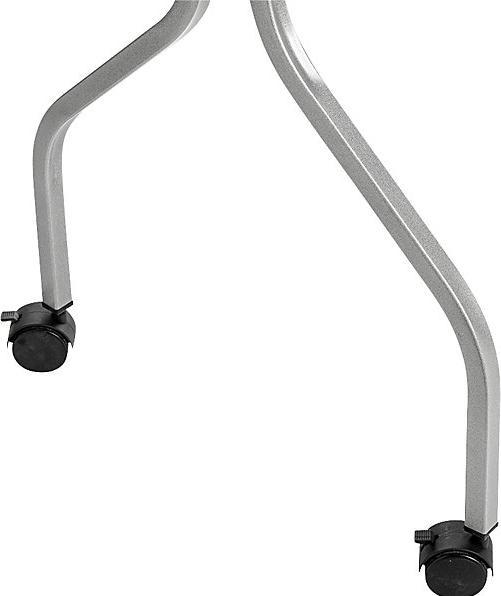 Produktbild Rocada Moderationswand, mobil, HxBxT 1950x1200x680 mm, Textilbezug grau