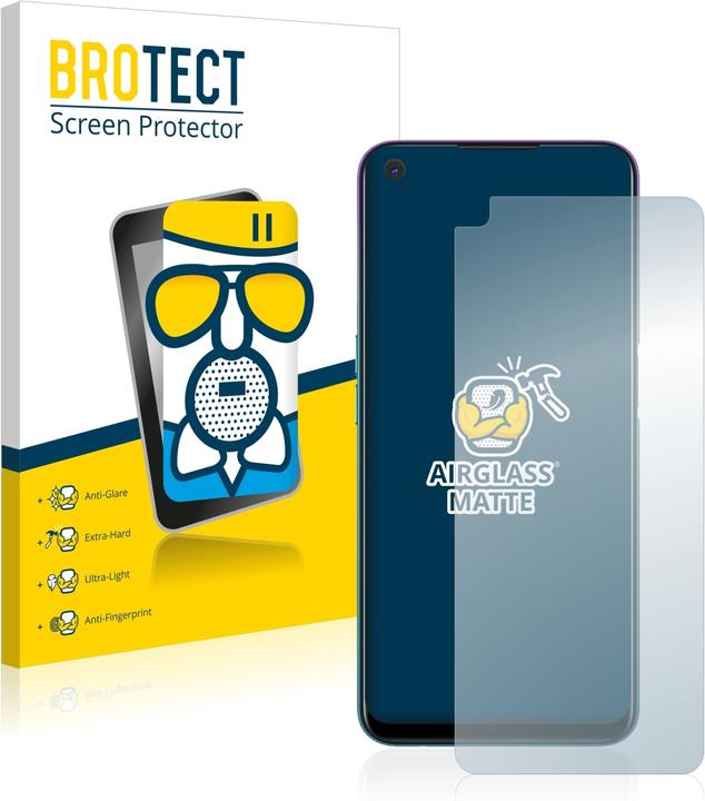 Actual product image BROTECT AirGlass Glass Matte (1 Piece, Oppo A72)