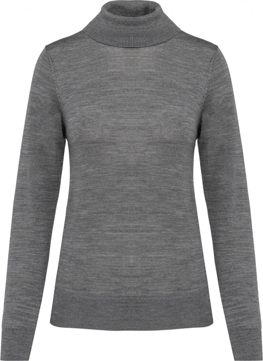 Produktbild Kariban Merino-Pullover mit Rollkragen, Damen (S)