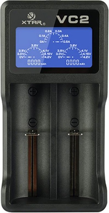 Immagine prodotto AccuCell 2 pezzi CR123A batteria Li-ion e caricatore USB (2 pz., CR123A, 760 mAh, Batteria + Caricabatterie)