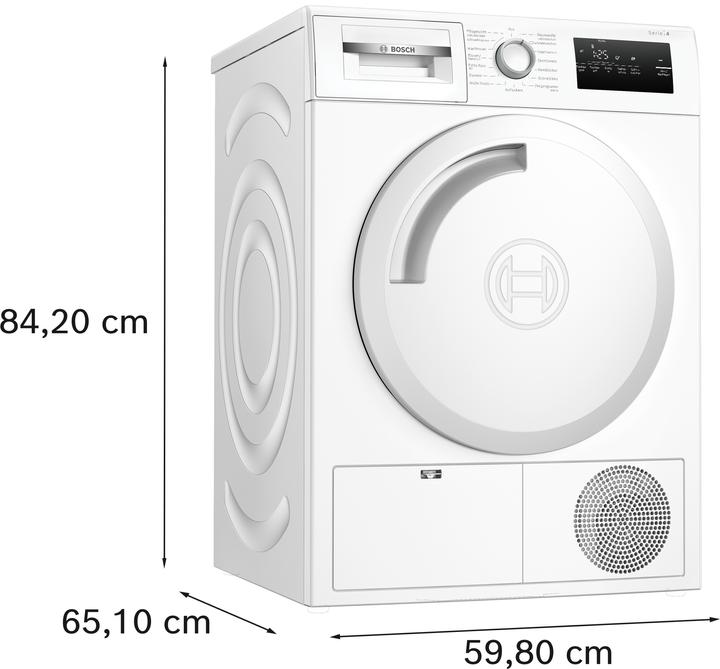 Actual product image Bosch Hausgeräte WTH83V03 (7 kg, Right, EU plug)