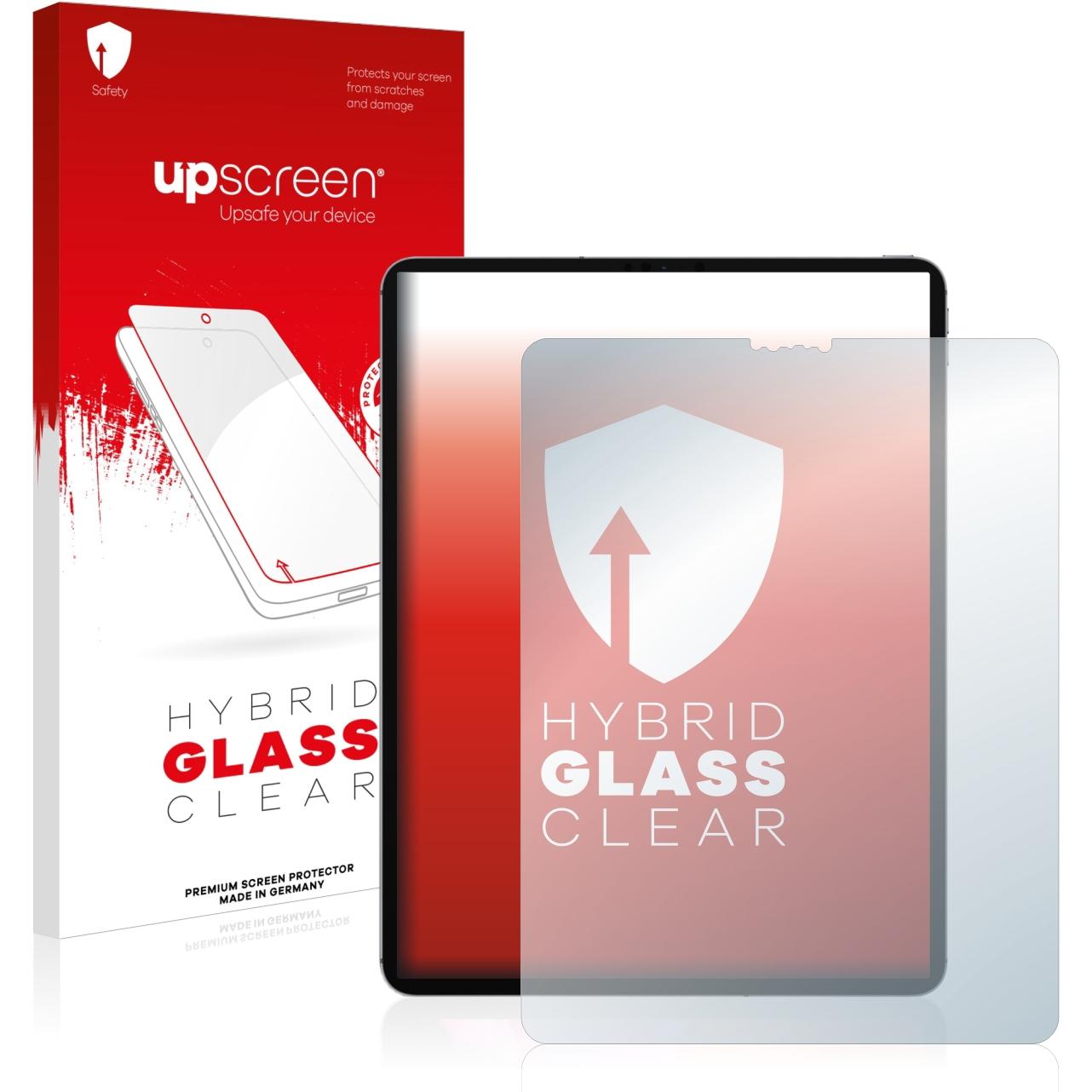 upscreen Scratch Shield Panzerglasfolie (1 Stück, IPad 12.9 Pro), Tablet Schutzfolie