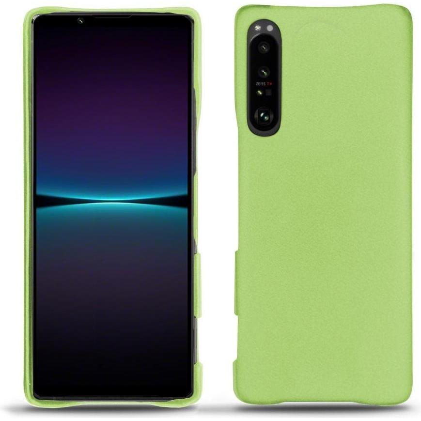 Thumbnail - Noreve Lederschutzhülle (Sony Xperia 1 IV), Smartphone Hülle, Grün