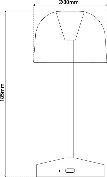 Immagine prodotto Näve Akku- Tischleuchte GOMBA weiss 2er Set