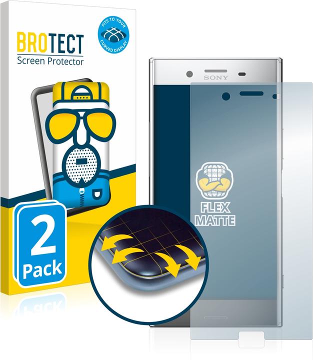 Actual product image BROTECT Full-Cover Protector Matte (2 pcs., Sony Xperia XZ Premium)