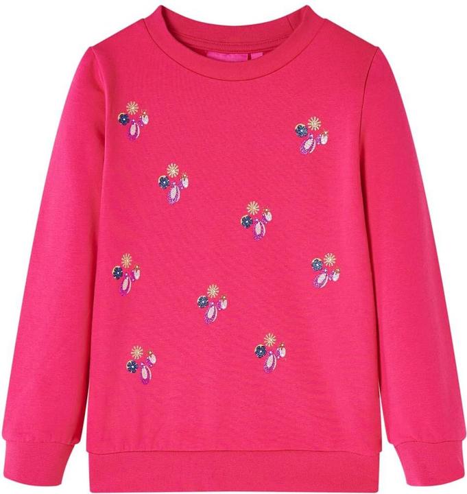 Immagine prodotto vidaXL Felpa da bambino rosa acceso 116,Materiale: 95 % cotone. 5 (116)